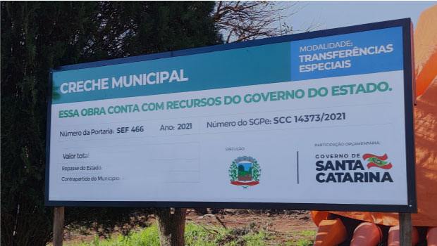 Construção da Creche em Guarujá do Sul